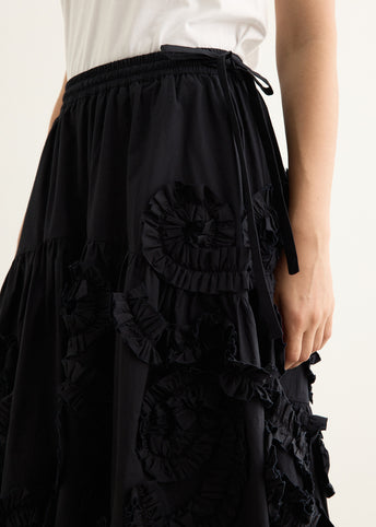 Hand Applique Orbit Skirt