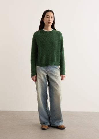 Arcade Stripe Sleeve Knit