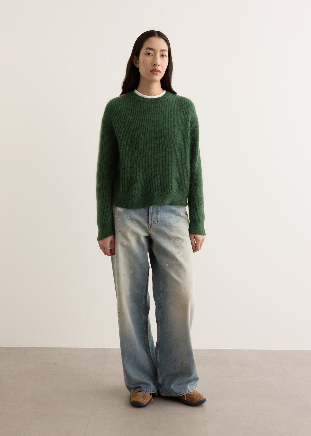 Arcade Stripe Sleeve Knit