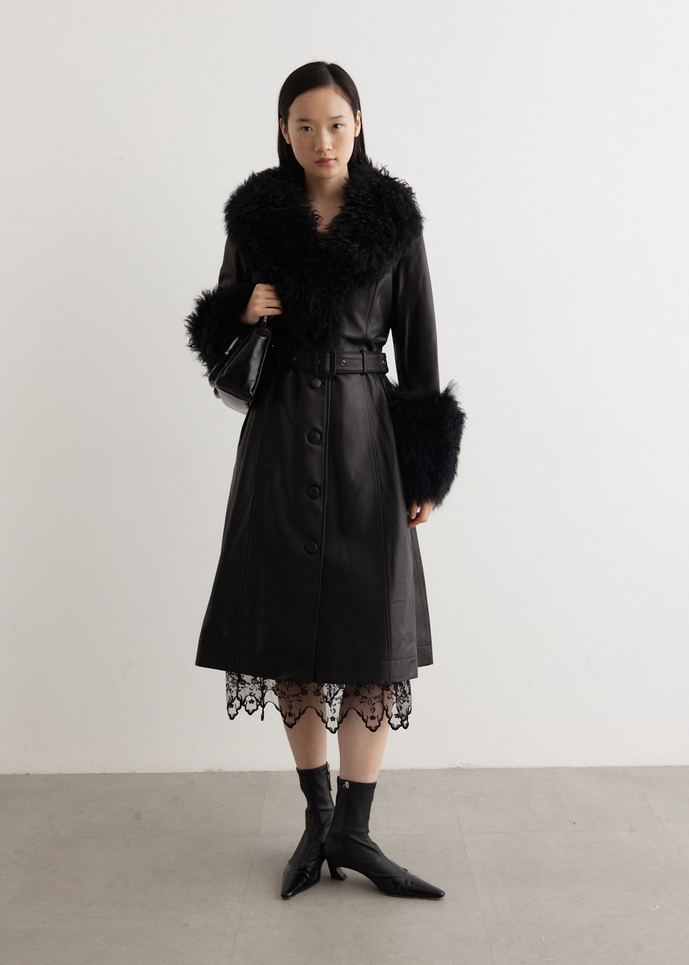 Saks Potts - Foxy Leather Shearling Coat - Coat,Specials : American Fashion Style Bags On Sale Saks Potts - Foxy Leather Shearling Coat - Coat,Specials : American Fashion Style Bags On Sale