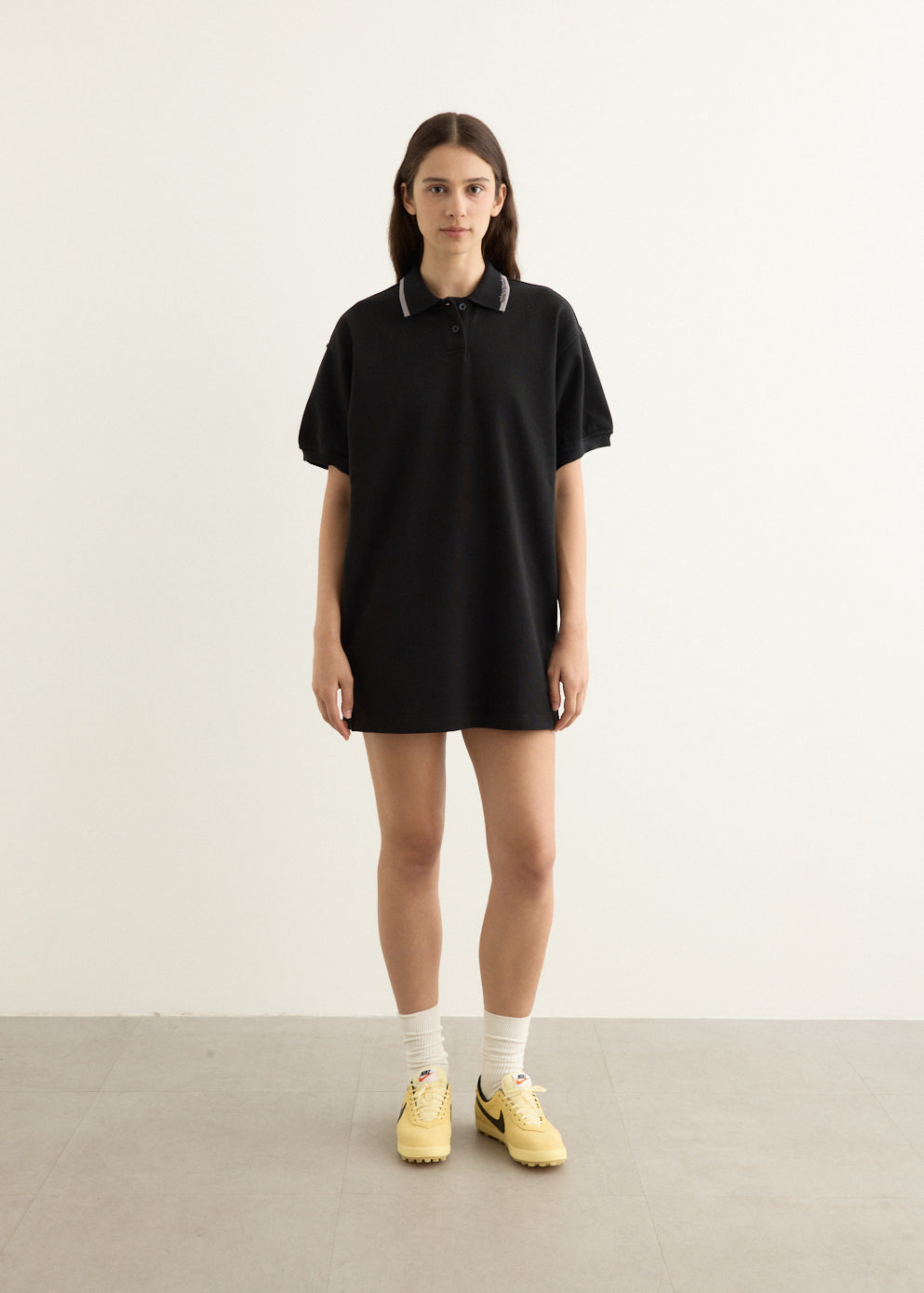 Relaxed Mini Polo Dress