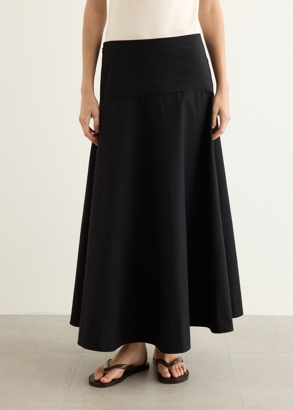 Cotton Circle Hem Skirt