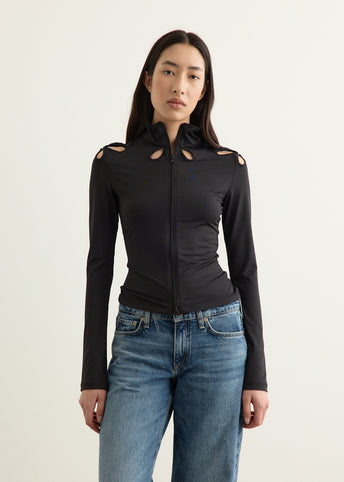 Droplet Zip-Up Shirt