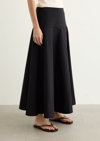Cotton Circle Hem Skirt