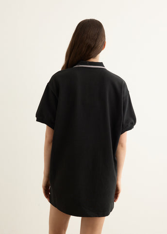 Relaxed Mini Polo Dress