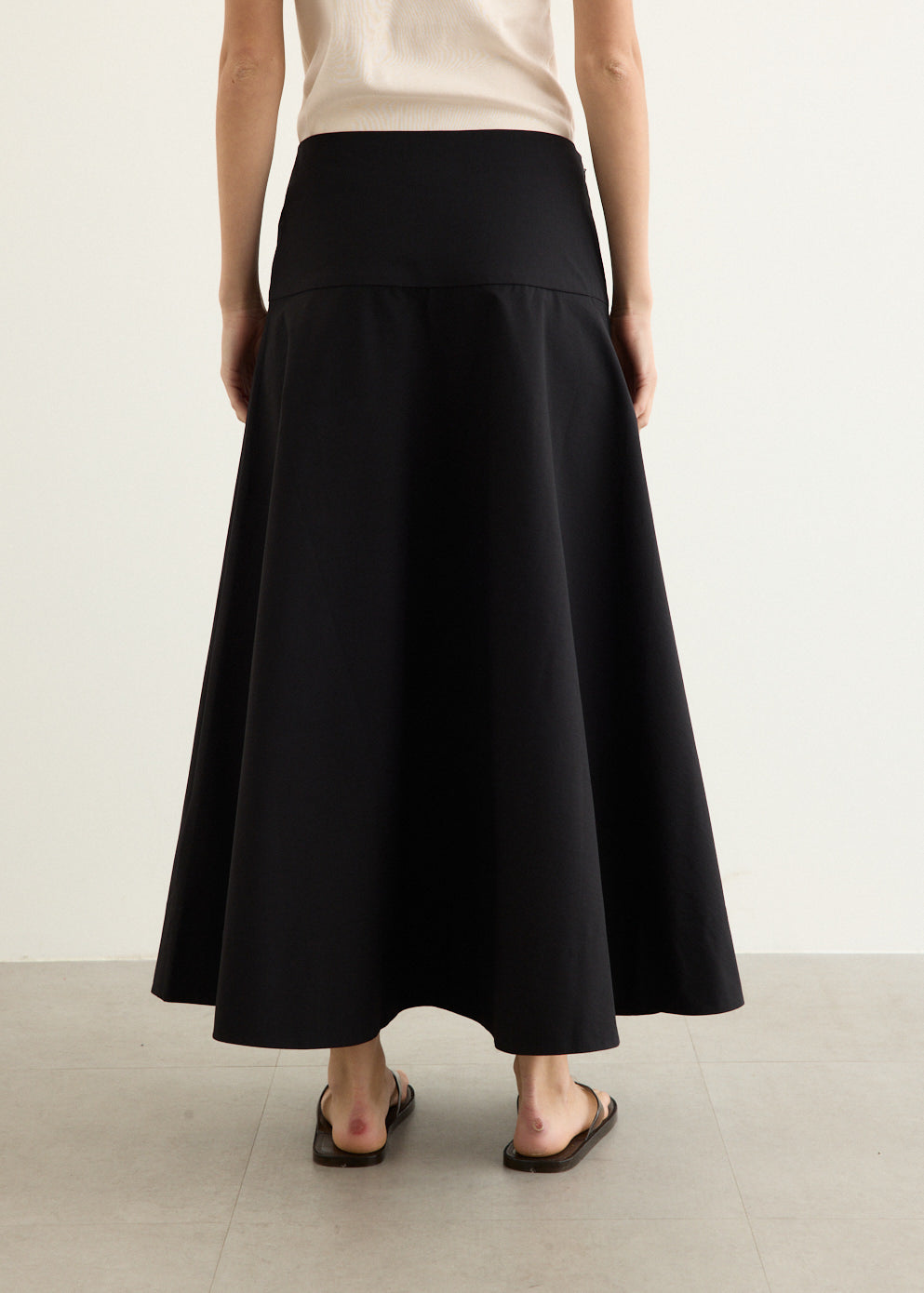 Cotton Circle Hem Skirt