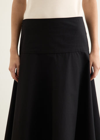 Cotton Circle Hem Skirt
