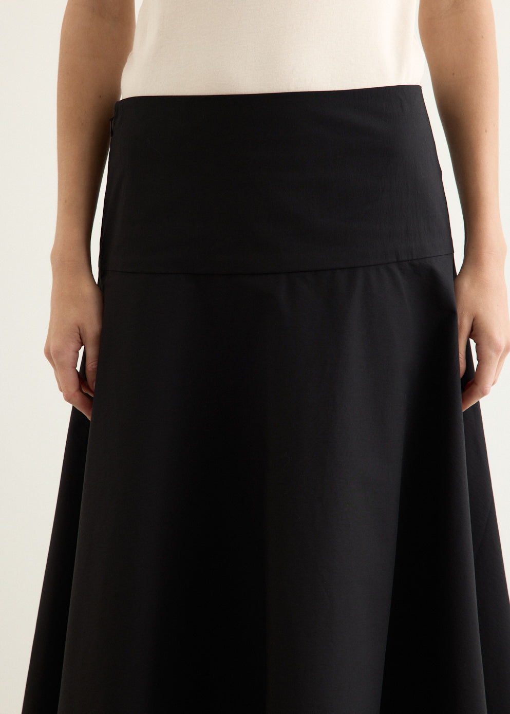 Cotton Circle Hem Skirt