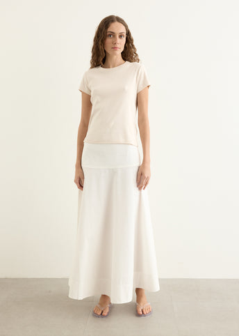 Cotton Circle Hem Skirt
