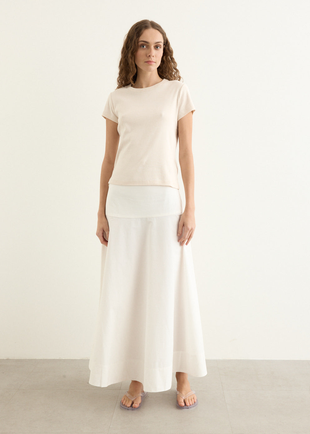 Cotton Circle Hem Skirt
