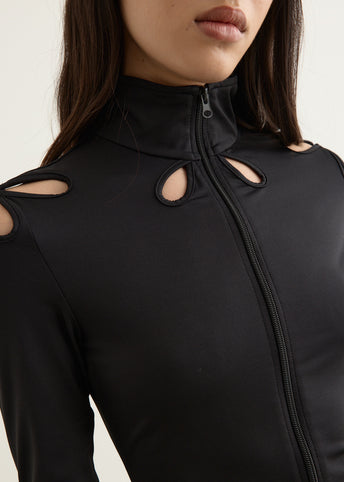 Droplet Zip-Up Shirt