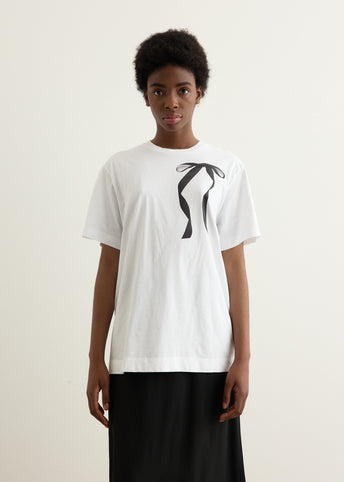 Ribbon Bow Tail Print T-Shirt