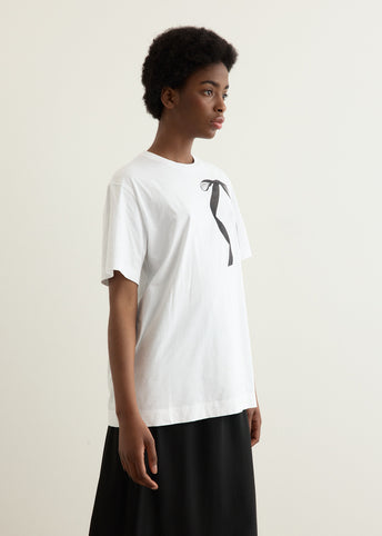Ribbon Bow Tail Print T-Shirt