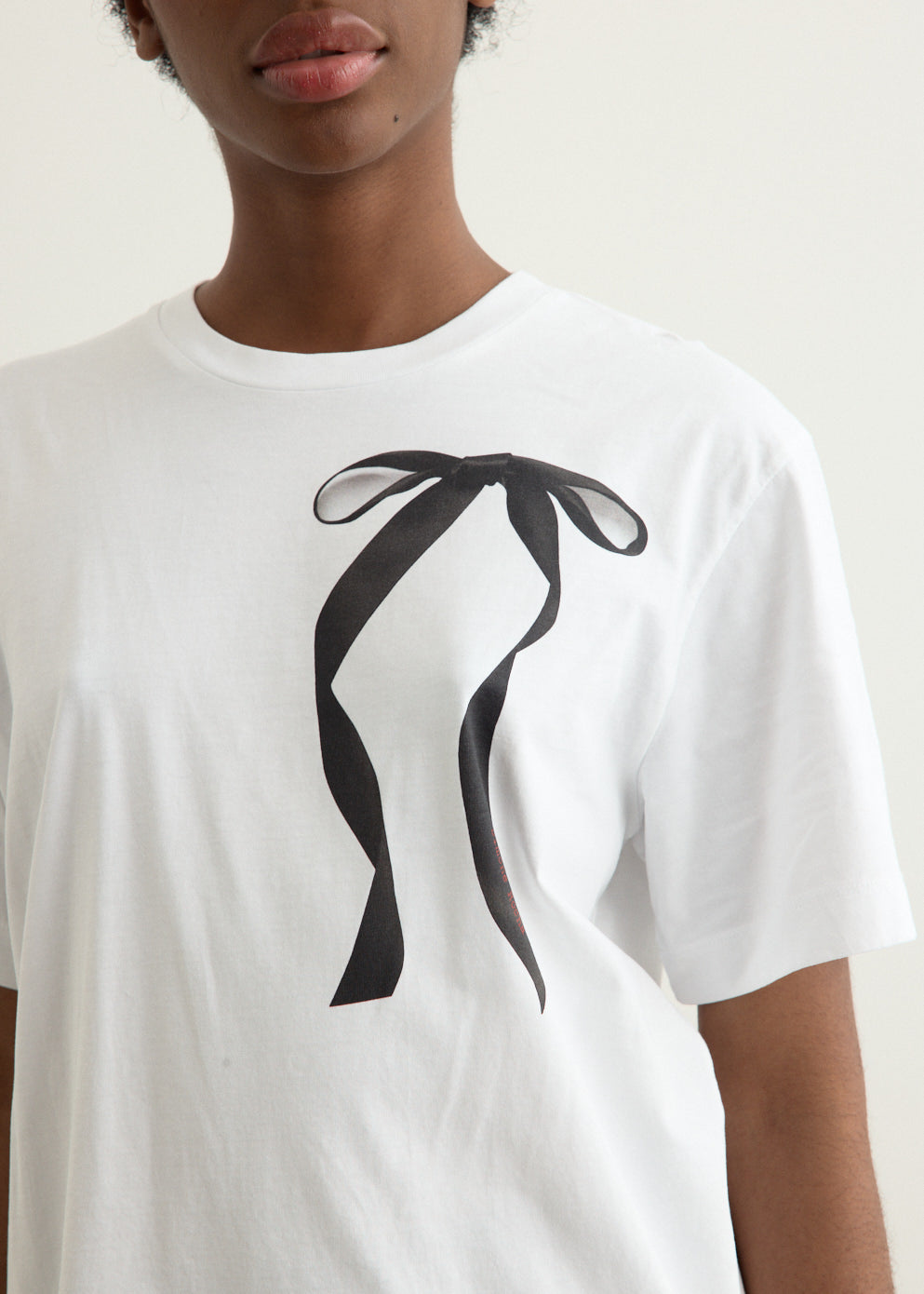 Ribbon Bow Tail Print T-Shirt
