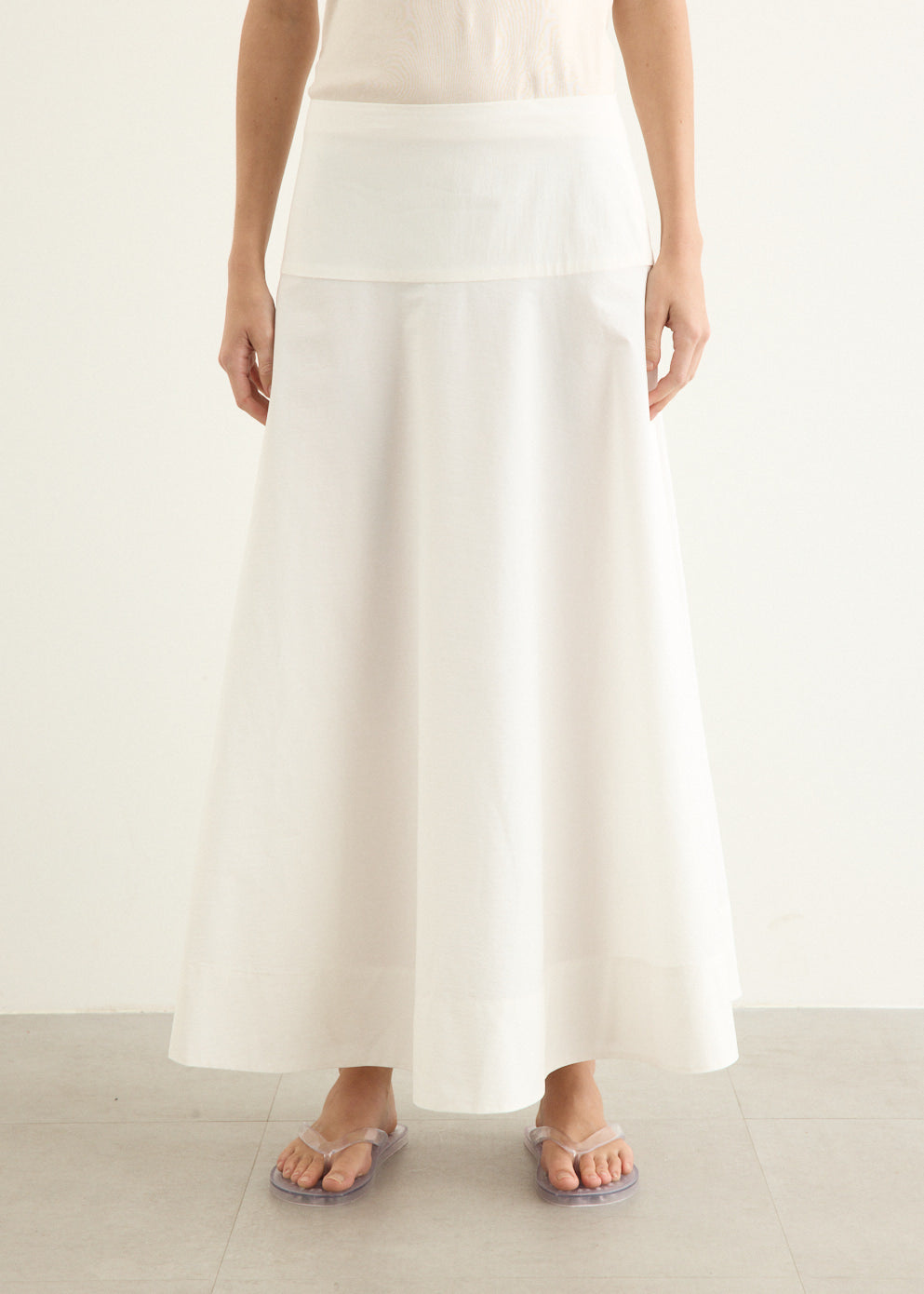 Cotton Circle Hem Skirt