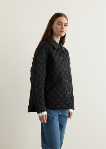 Collared Quilted Jacket