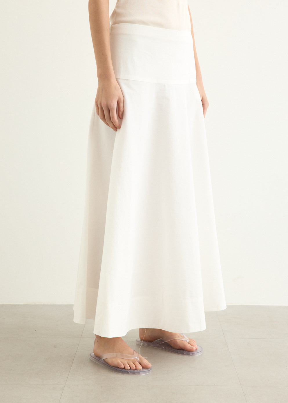 Cotton Circle Hem Skirt