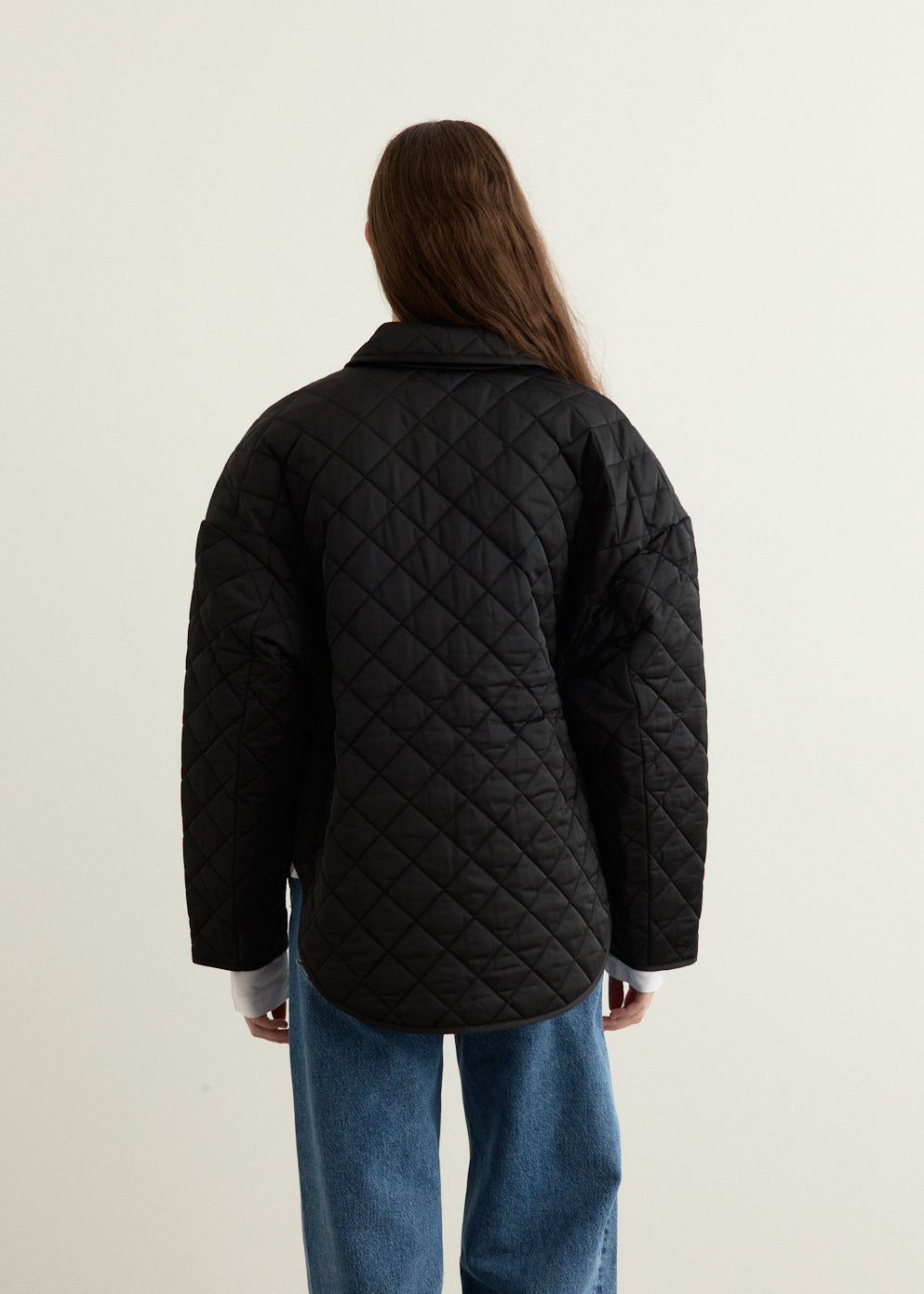 Collared Quilted Jacket