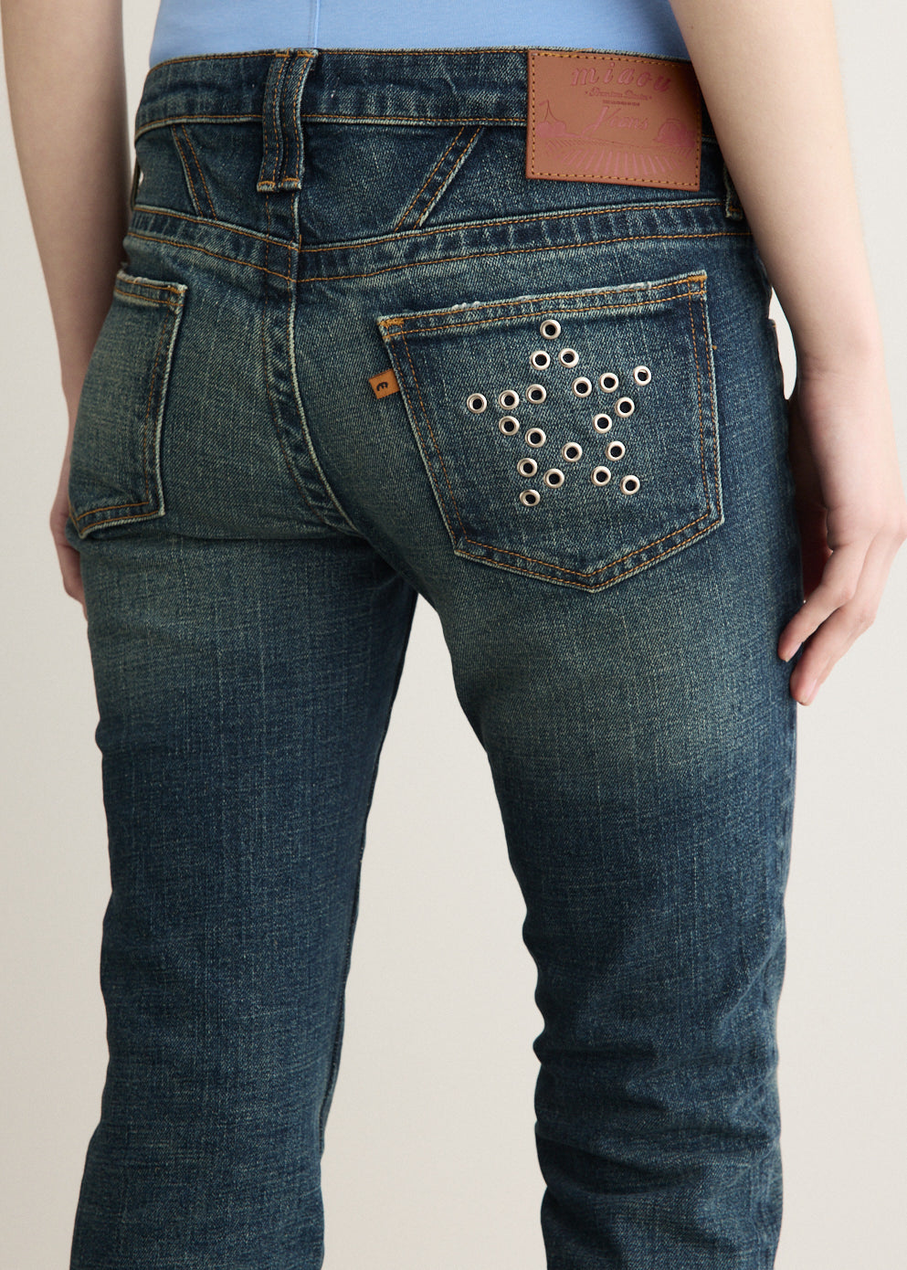 Low Rise Flare Jeans