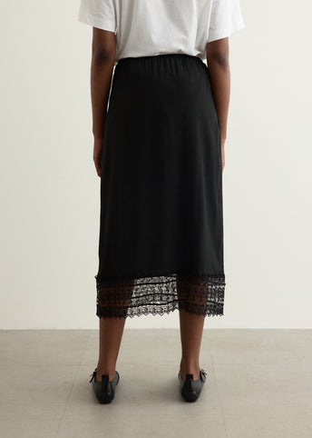 Ribbon Trim Easy Skirt