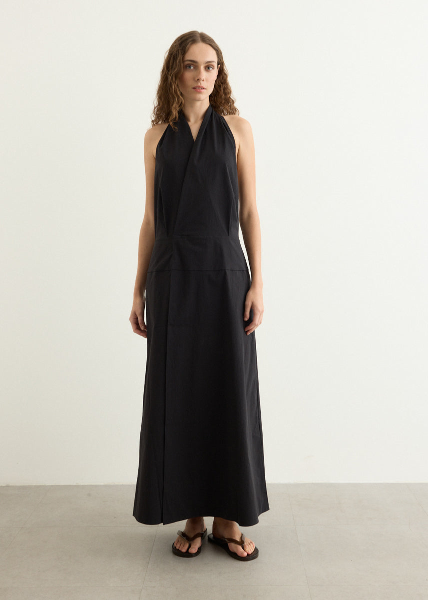 mailys halter neck wrap dress Mailys Halter Neck Wrap Dress (Women)