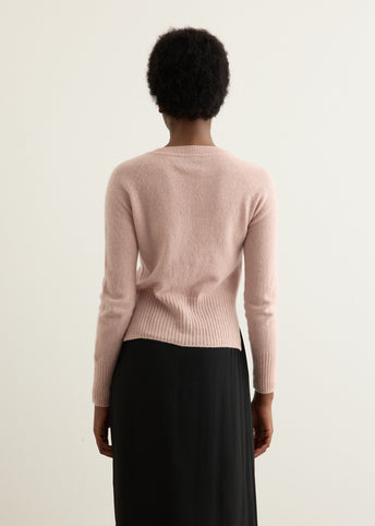 Relaxed Embellished Cashmere Cardigan