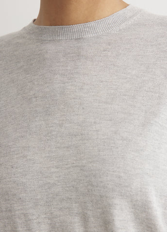 Crew-Neck Silk Cashmere Knit