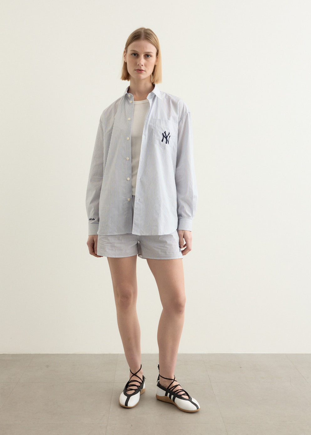 Yankees Serif Oversized Shirt