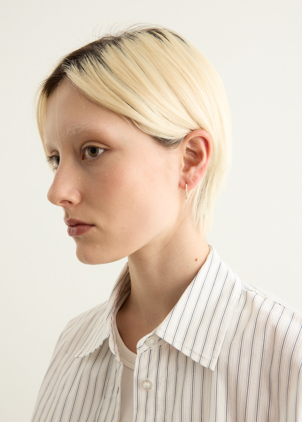 Gold Half Hoop Earrings