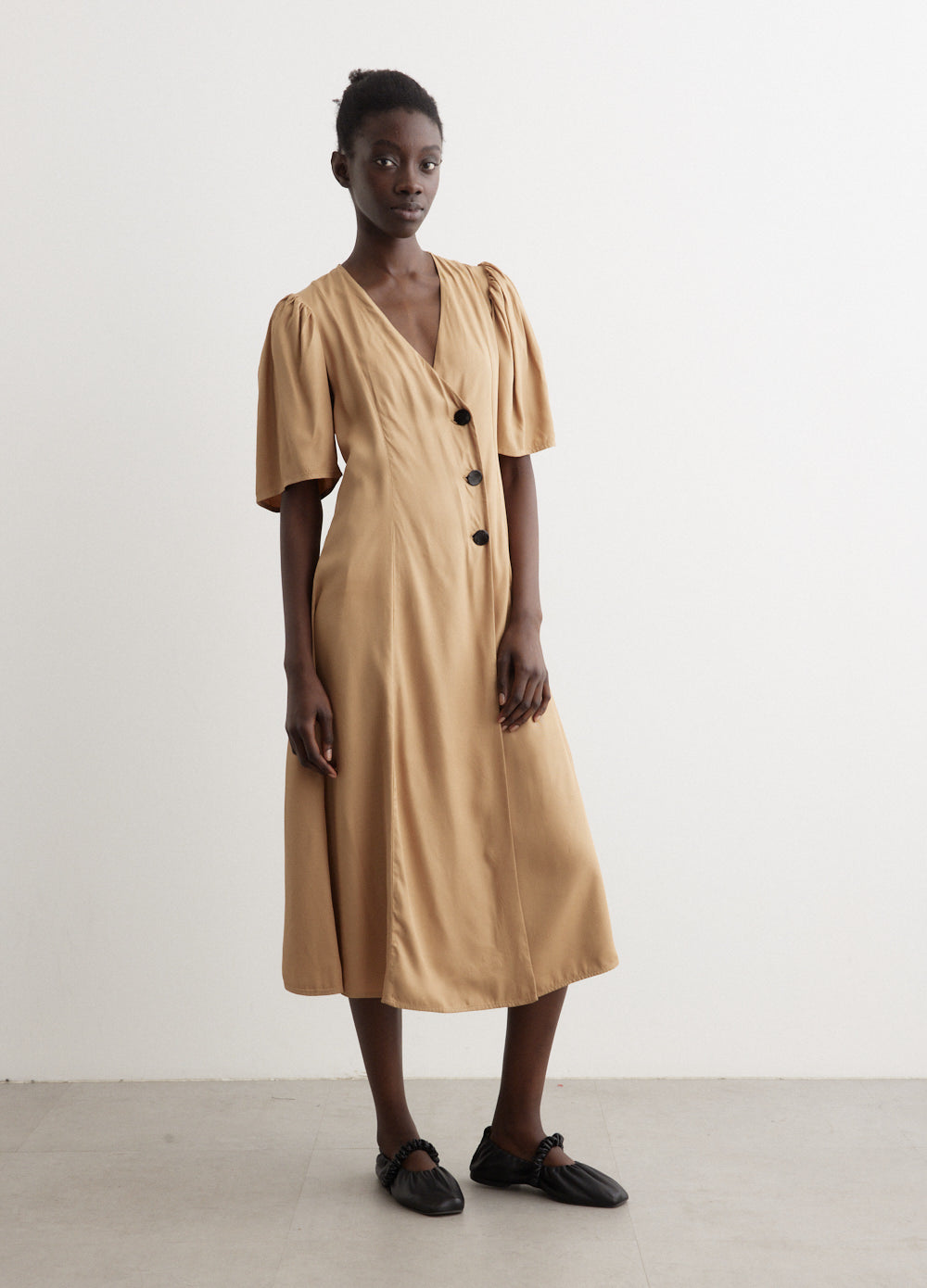 Wrap Midi Dress