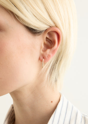 Gold Half Hoop Earrings