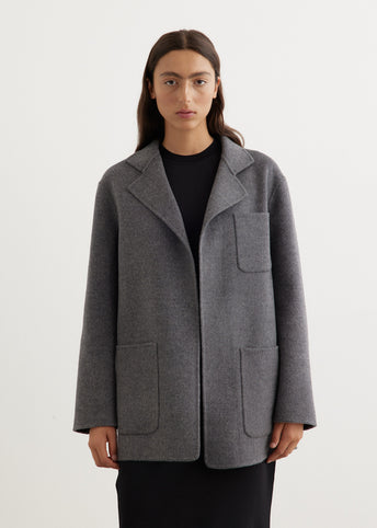 Patch Pocket Double Jacket