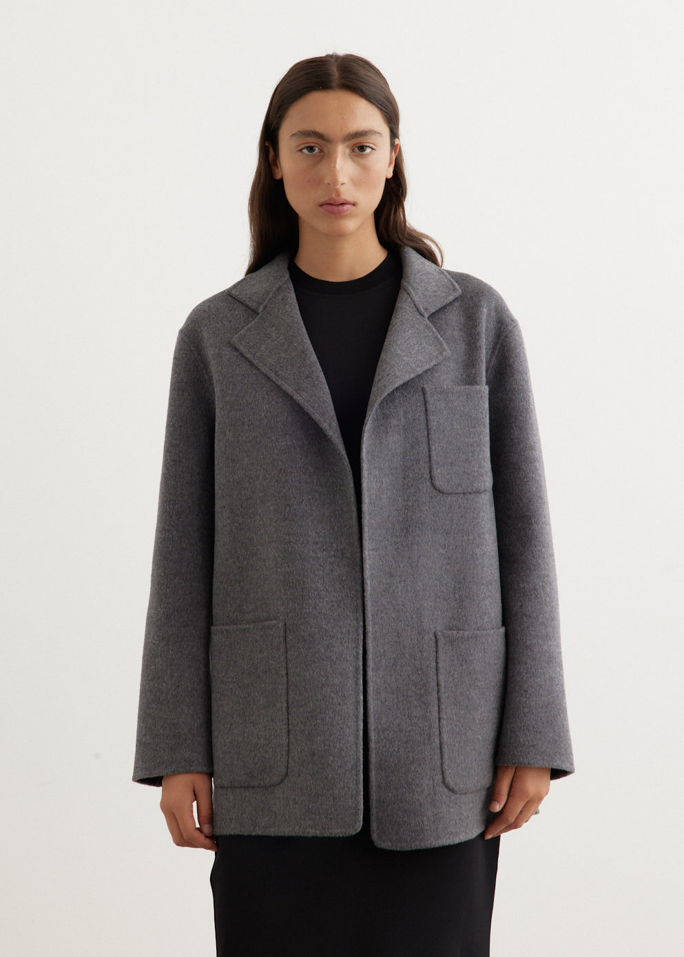 Patch Pocket Double Jacket