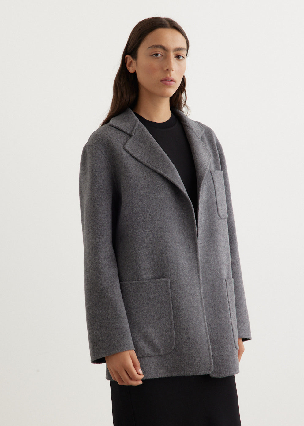 Patch Pocket Double Jacket
