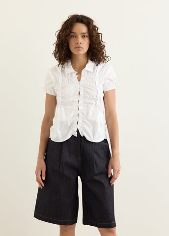 Wrinkle Half Sleeve Shirt