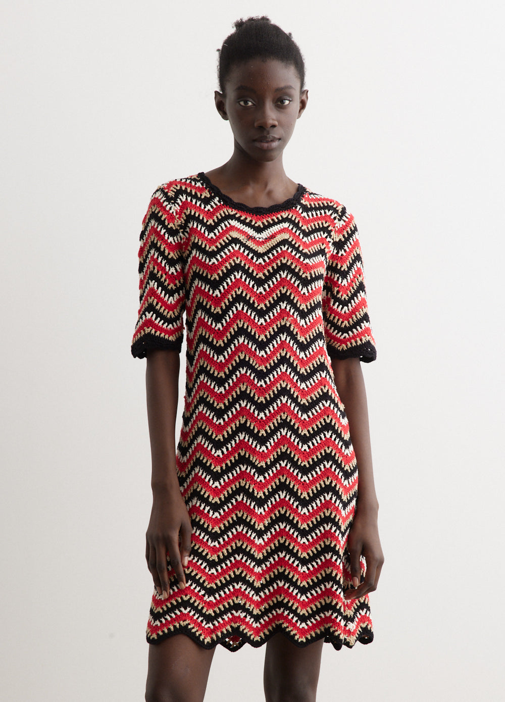 Crotchet Mini Dress