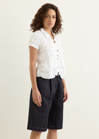 Wrinkle Half Sleeve Shirt