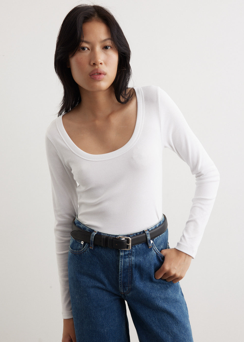 Toteme - Classic Rib Top - Tops,Specials : American Fashion Style Bags On Sale Toteme - Classic Rib Top - Tops,Specials : American Fashion Style Bags On Sale
