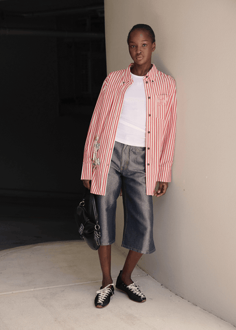 Stripe Cotton Shirt