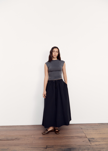 Choir Bubble Midi Skirt