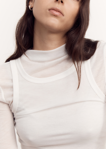 Shade Double Layer Long Sleeve Top