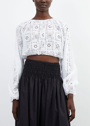 Crochet Broderie Blouse