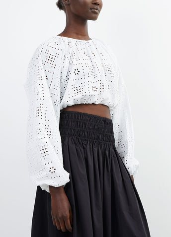 Crochet Broderie Blouse