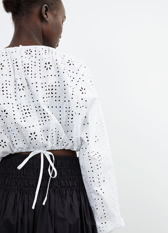 Crochet Broderie Blouse