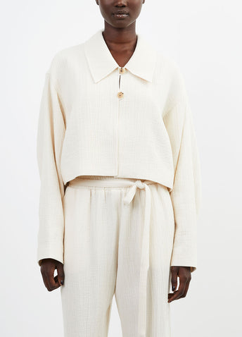 Two-button Crop Jacket