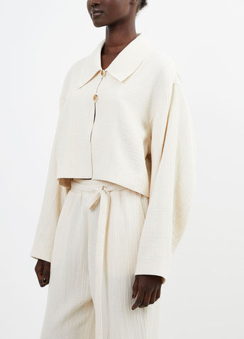 Two-button Crop Jacket