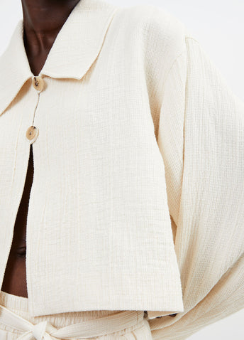 Two-button Crop Jacket