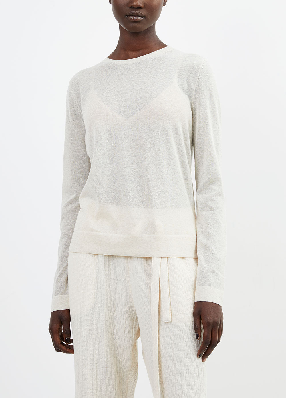 Sheer Pullover Sweater