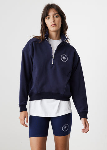 Comme des garcons quarter zip outlet rose