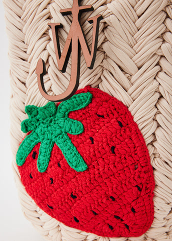 Strawberry Knitted Shopper